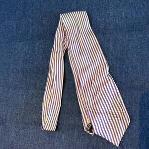 Pinstripes 100% Silk Hand Made Striped Necktie